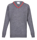 Courtelle Stripe Knitted V-Neck Sweater